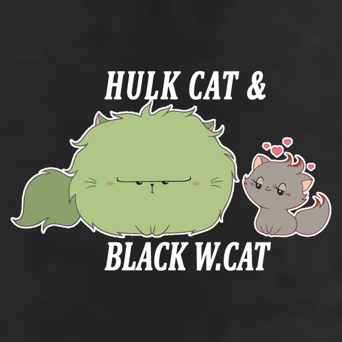 Hulk Cat Black W. Cat Cool Comfort Performance Bucket Hat