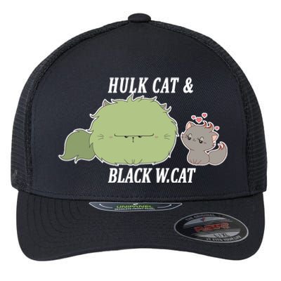 Hulk Cat Black W. Cat Flexfit Unipanel Trucker Cap