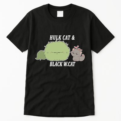 Hulk Cat Black W. Cat Tall T-Shirt