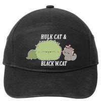 Hulk Cat Black W. Cat 7-Panel Snapback Hat