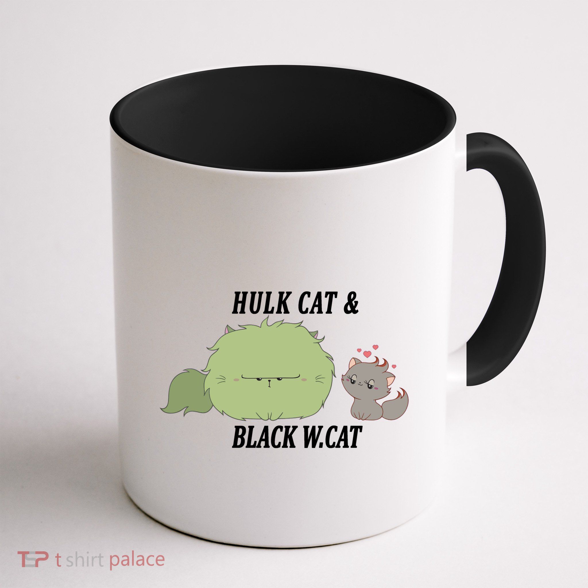 Hulk Cat Black W. Cat Mug