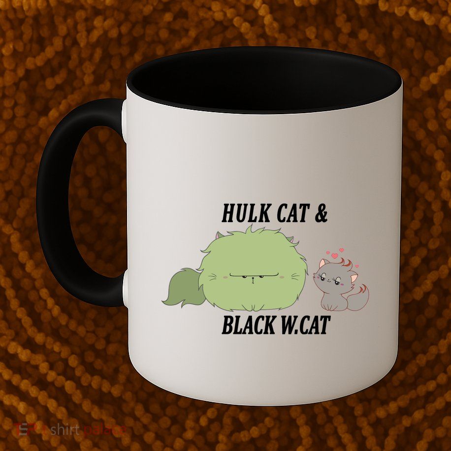 Hulk Cat Black W. Cat Mug