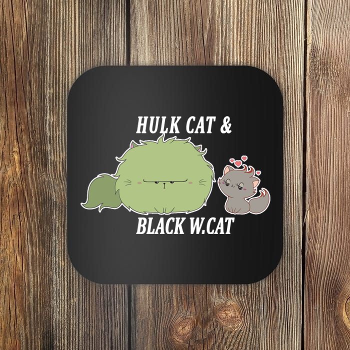 Hulk Cat Black W. Cat Coaster