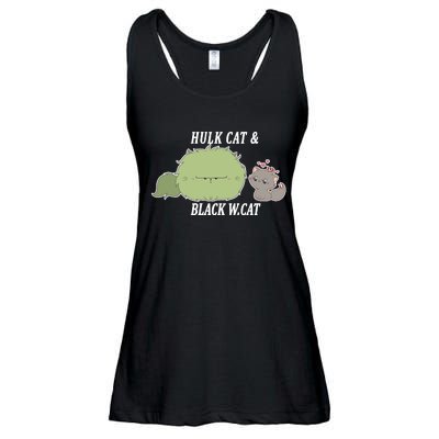 Hulk Cat Black W. Cat Ladies Essential Flowy Tank