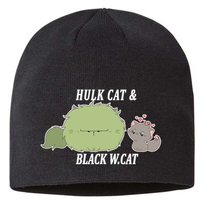 Hulk Cat Black W. Cat Sustainable Beanie