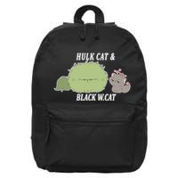 Hulk Cat Black W. Cat 16 in Basic Backpack