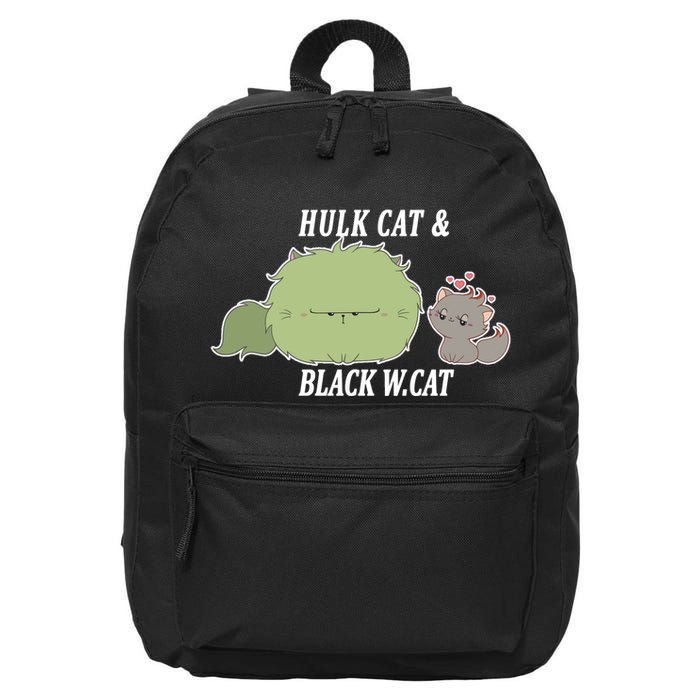 Hulk Cat Black W. Cat 16 in Basic Backpack