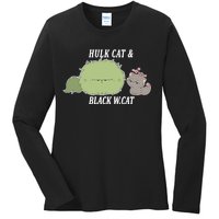 Hulk Cat Black W. Cat Ladies Long Sleeve Shirt