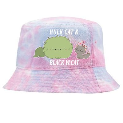 Hulk Cat Black W. Cat Tie-Dyed Bucket Hat