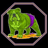 Hulk Green Dog Performance Shirt