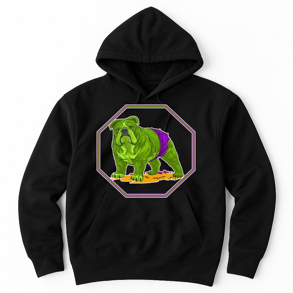Hulk Green Dog Hoodie