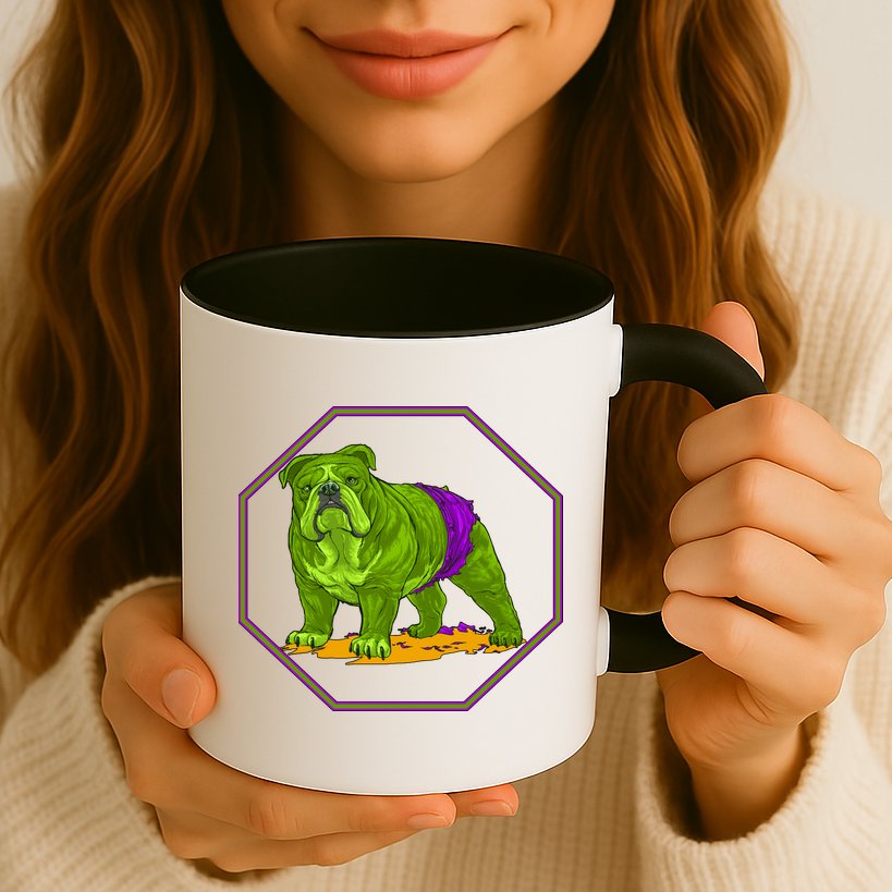 Hulk Green Dog Mug