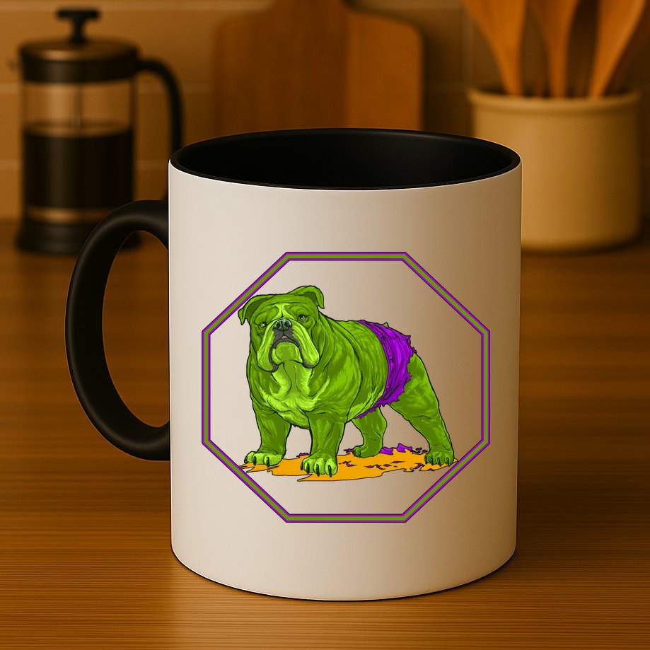 Hulk Green Dog Mug