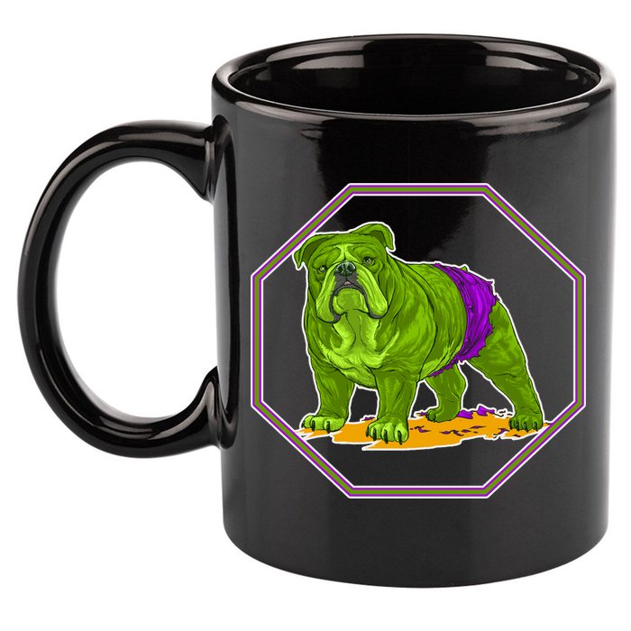 Hulk Green Dog 11oz C Handle Ceramic Mug