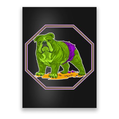 Hulk Green Dog Poster