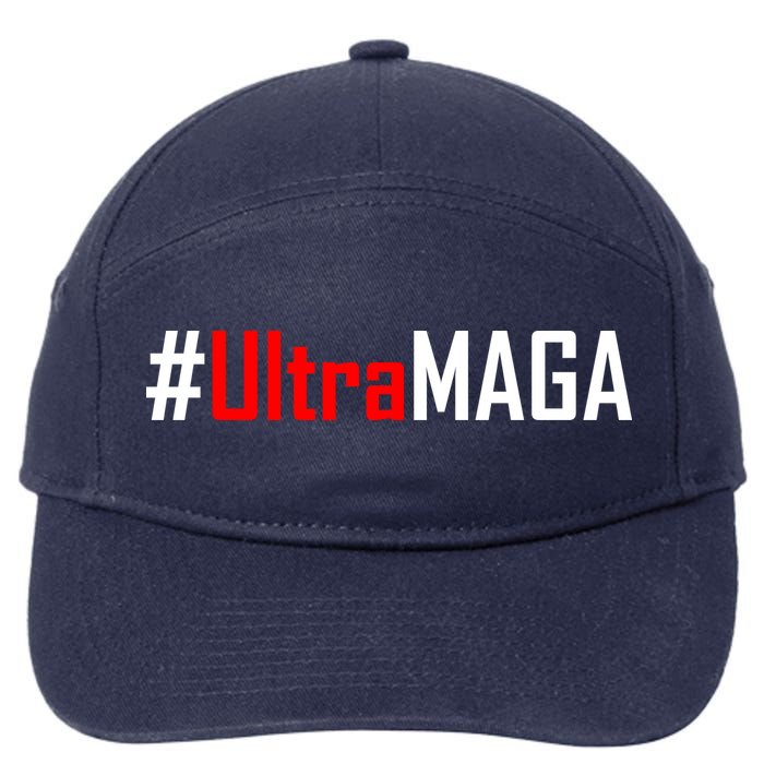 Hashtag Ultra MAGA USA United States Of America 7-Panel Snapback Hat