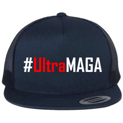 Hashtag Ultra MAGA USA United States Of America Flatbill Hat