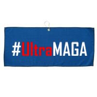 Hashtag Ultra MAGA USA United States Of America Large Microfiber Waffle Golf Towel