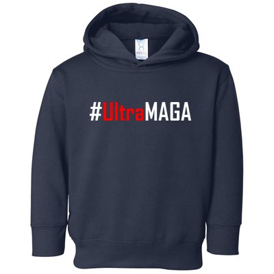 Hashtag Ultra MAGA USA United States Of America Toddler Hoodie