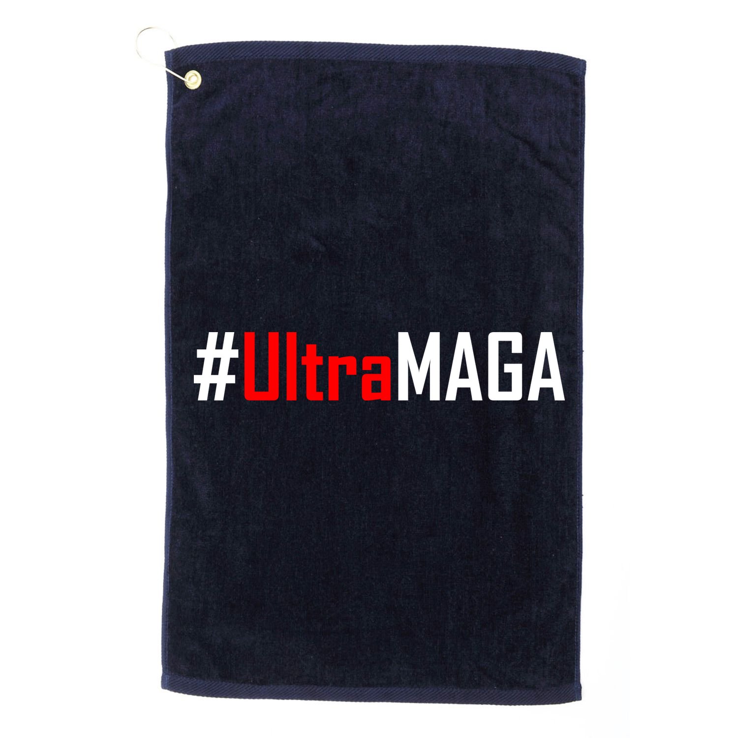Hashtag Ultra MAGA USA United States Of America Golf Towel