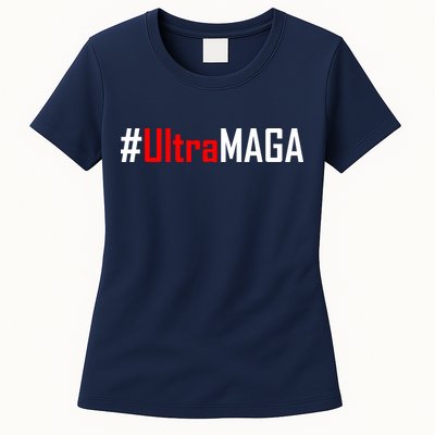 Hashtag Ultra MAGA USA United States Of America Womens T-Shirt