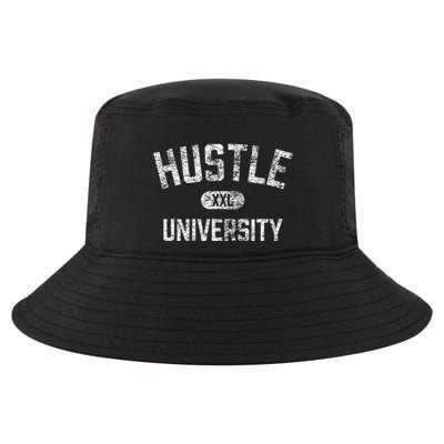 Hustle University Motivational Design For Hustlers Cool Comfort Performance Bucket Hat