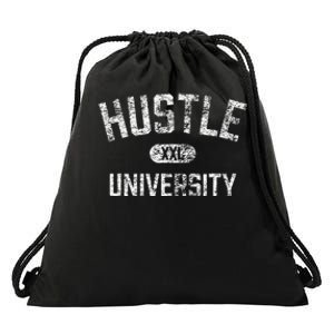 Hustle University Motivational Design For Hustlers Drawstring Bag