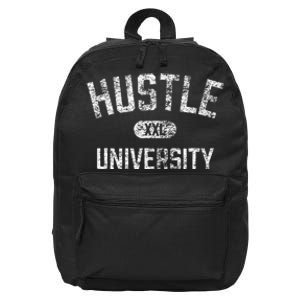 Hustle University Motivational Design For Hustlers 16 in Basic Backpack