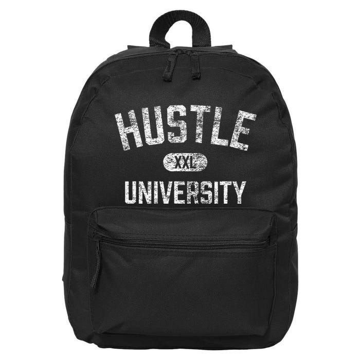 Hustle University Motivational Design For Hustlers 16 in Basic Backpack