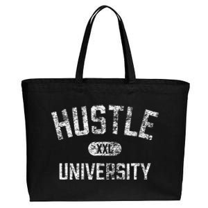 Hustle University Motivational Design For Hustlers Cotton Canvas Jumbo Tote