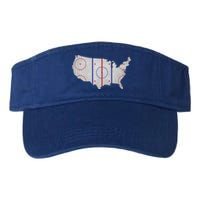 Hockey USA Map Valucap Bio-Washed Visor