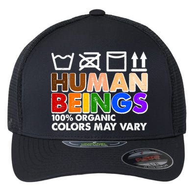 Human Beings 100 Percent Organic Colors May Vary Flexfit Unipanel Trucker Cap