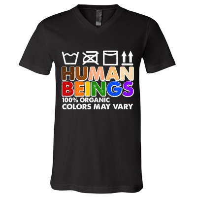 Human Beings 100 Percent Organic Colors May Vary V-Neck T-Shirt