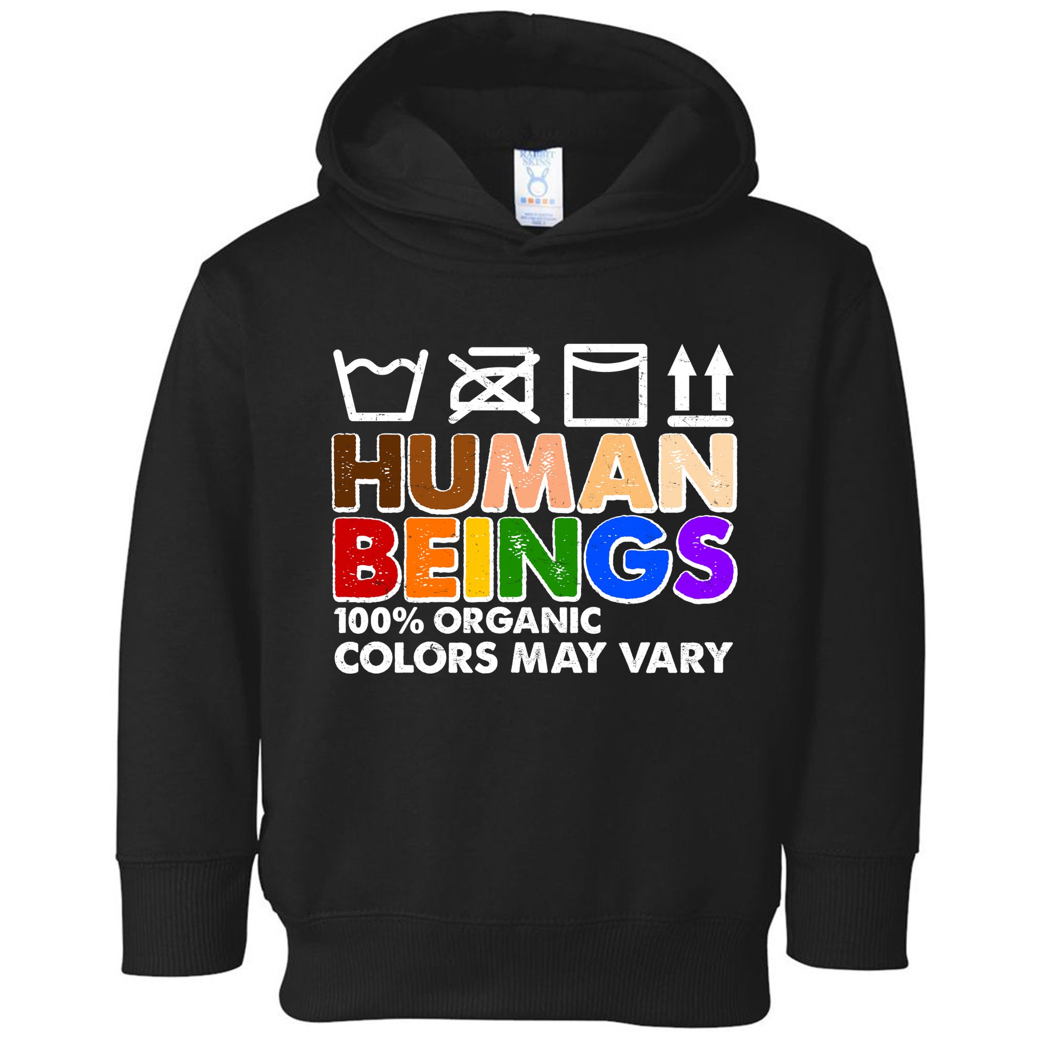 Human Beings 100 Percent Organic Colors May Vary Toddler Hoodie