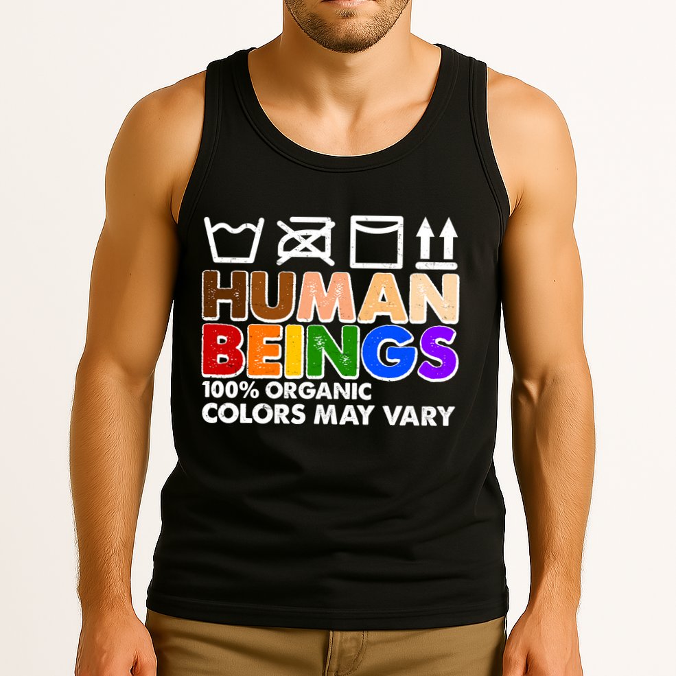 Human Beings 100 Percent Organic Colors May Vary Tank Top