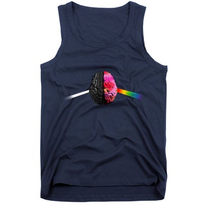 Human Brain Gay Rainbow Tank Top