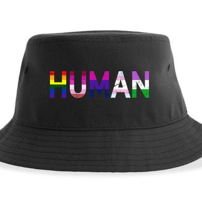 Human Flag LGBT Gay Pride Sustainable Bucket Hat