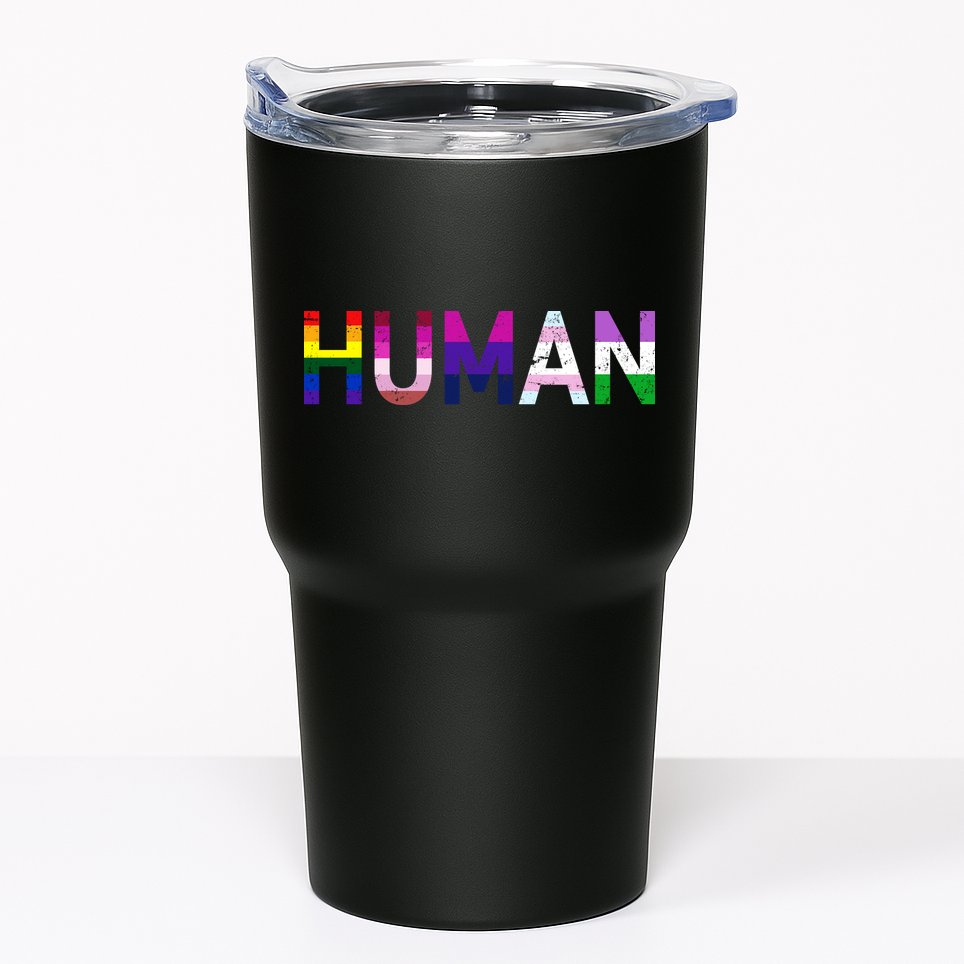 Human Flag LGBT Gay Pride Tumbler