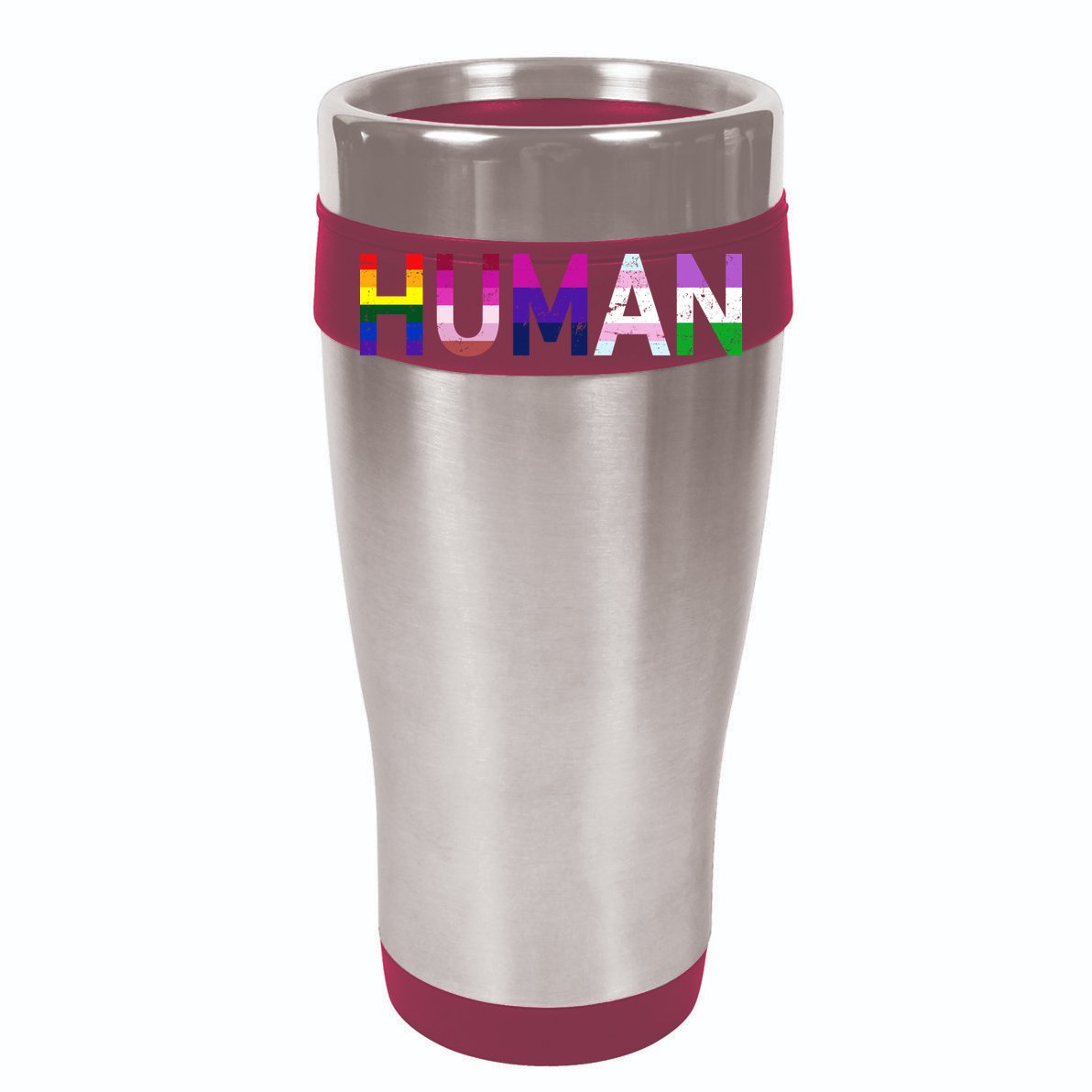 Human Flag LGBT Gay Pride Cooling Performance Long Sleeve Crew