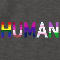 Human Flag LGBT Gay Pride Vector Backpack