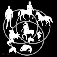 Human Horse Fish Venn Diagram Apron