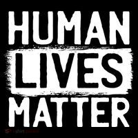 Human Lives Matter Drawstring Bag