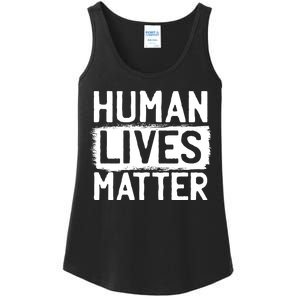 Human Lives Matter Ladies Essential Tank