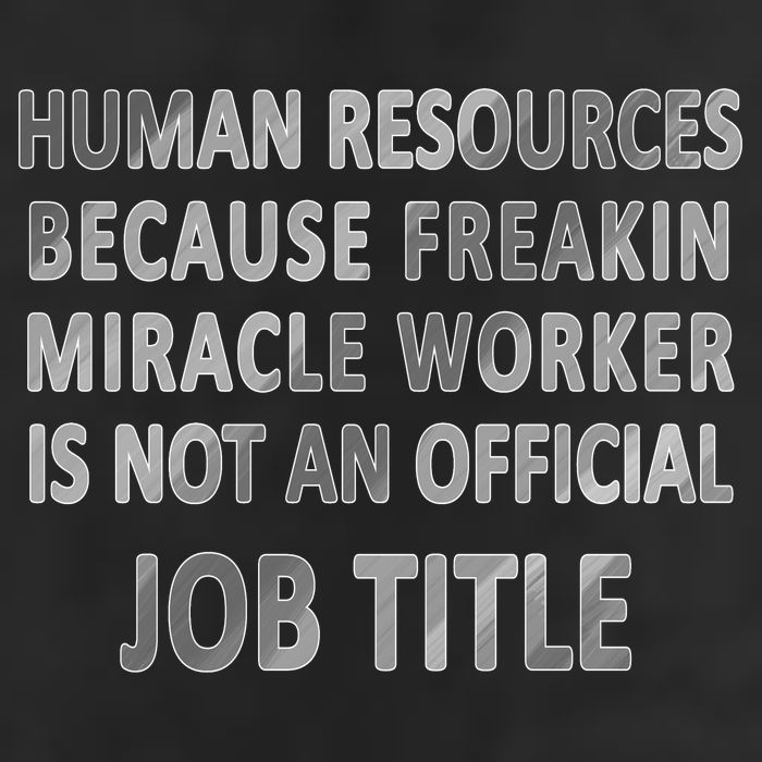 Human Resources Miracle Worker Adult Drive Performance Visor