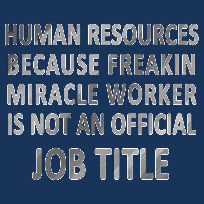 Human Resources Miracle Worker Infant Baby Jersey Bodysuit