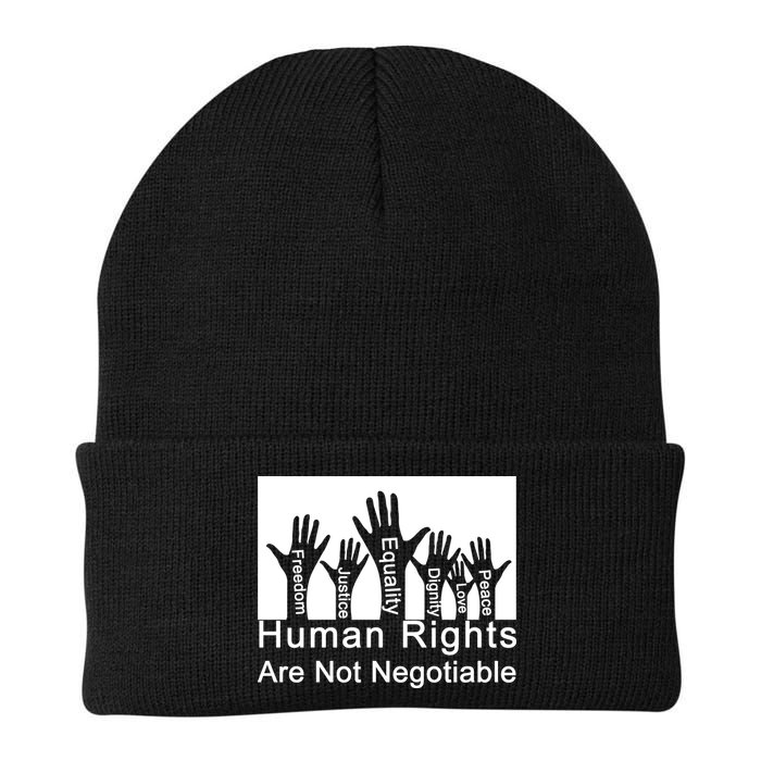 Human Rights Are Not Negotiable Beanie