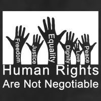 Human Rights Are Not Negotiable Beanie