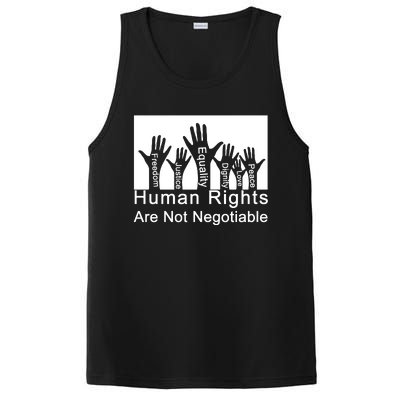 Human Rights Are Not Negotiable PosiCharge Competitor Tank