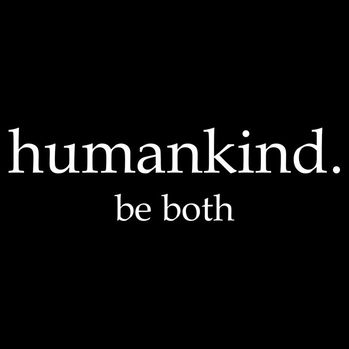 Humankind Be Both Flexfit Unipanel Trucker Cap