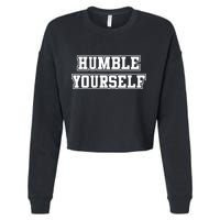 Humble Yourself Cropped Pullover Crew